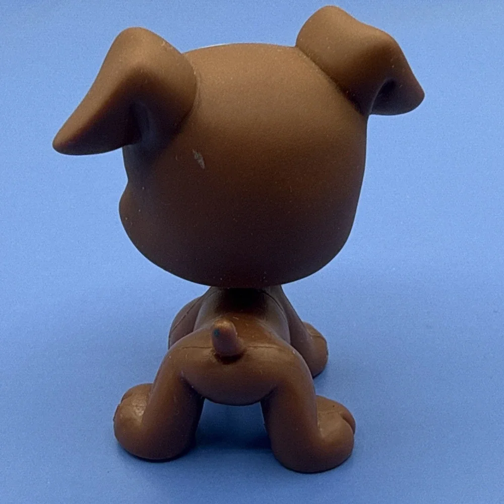 LPS Littlest Pet‎ Shop #83 Brown White Boxer Dog 2007